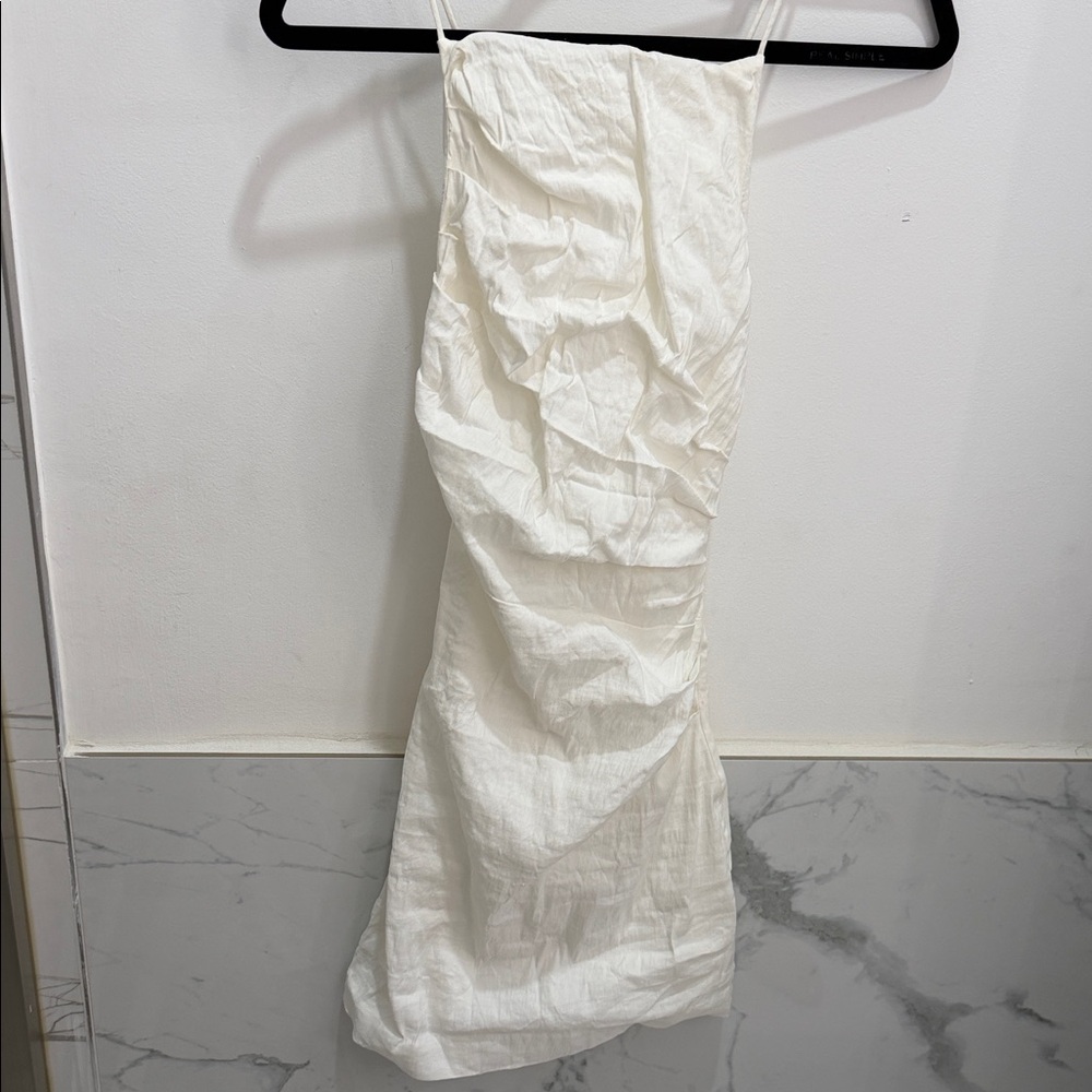 Elegant Bodycon White Dress